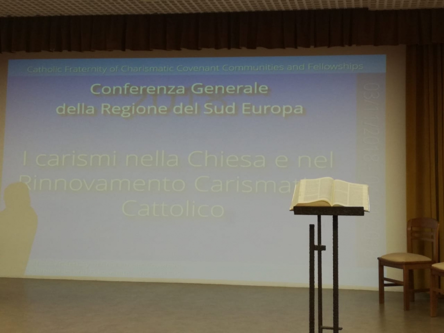 Incontro Fraternit&agrave; Cattolica  3-4 Novembre 2018