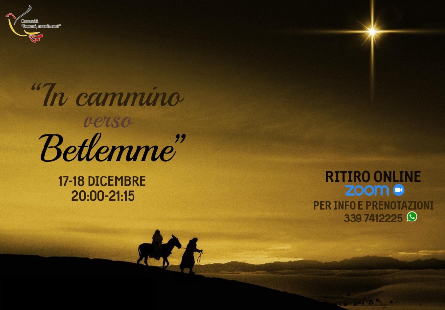Ritiro online "In cammino verso Betlemme"