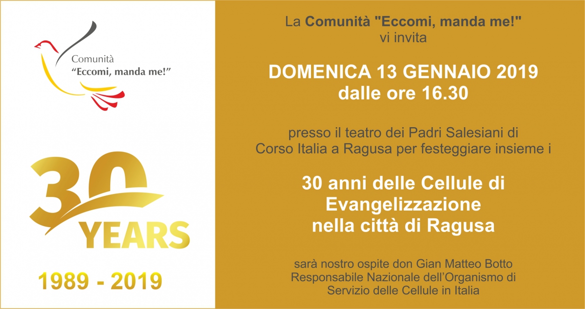 30 anni delle Cellule a Ragusa