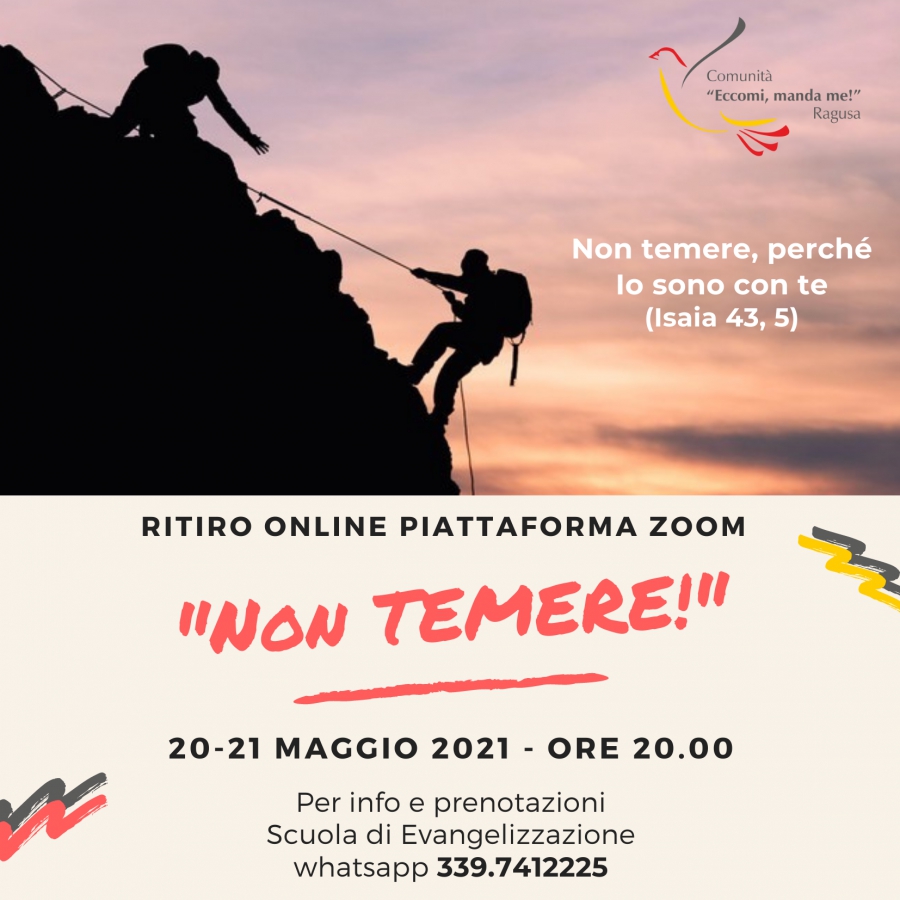 Ritiro on-line "Non Temere!"